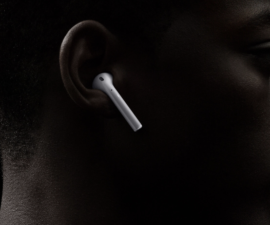 airpods on model